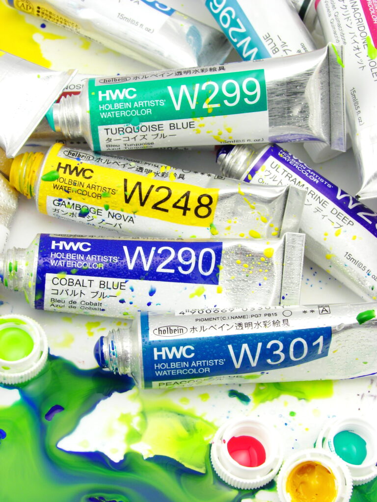 Holbein Watercolor paints