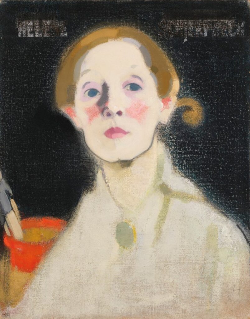 Painting by Helene Schjerfbeck famous women artists